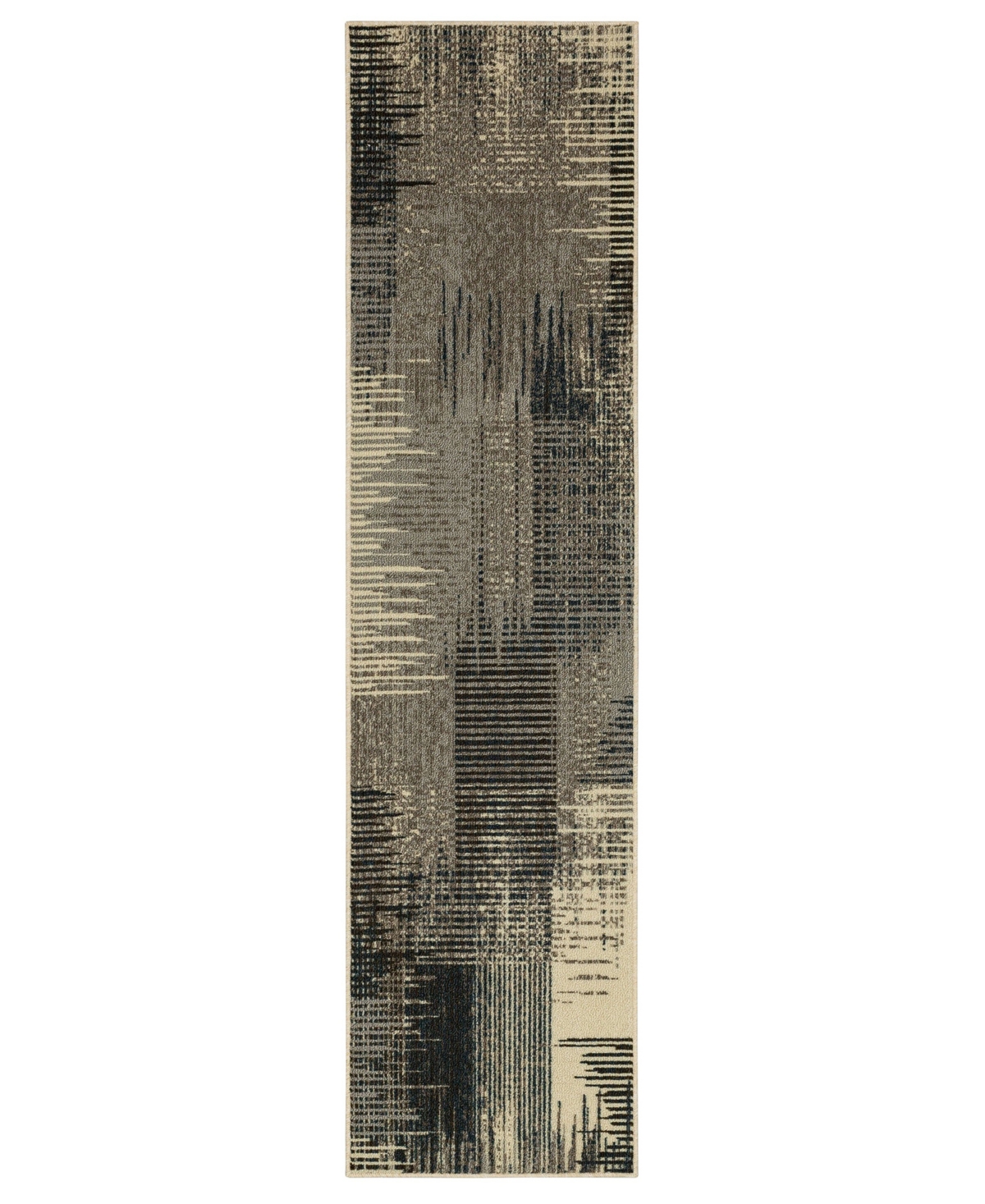 Mohawk Soho Herschel 2' X 8' Runner Area Rug In Gray