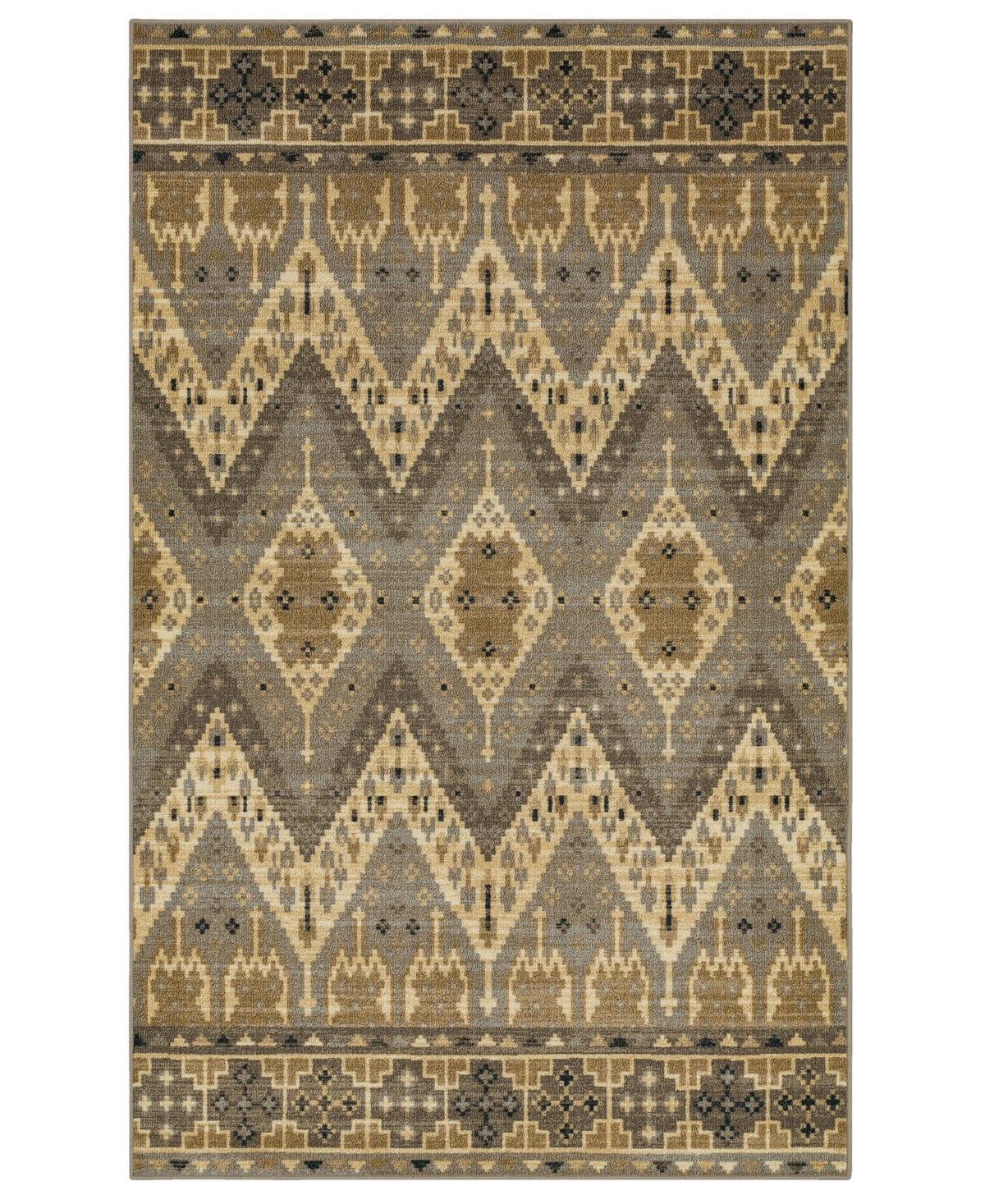 Mohawk Soho Manor Farm 7'6in x 10' Area Rug - Gray