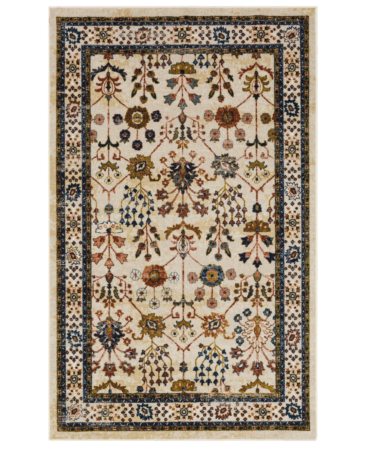 Mohawk Soho Leyland 5' X 8' Area Rug In Cream