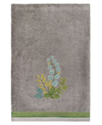 Turkish Cotton Botanica Embellished 3-Pc. Bath Towel Set
