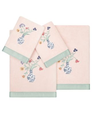 Turkish Cotton Stella Embellished 4-Pc. Bath Towel Set