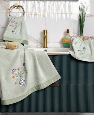 Turkish Cotton Stella Embellished 4-Pc. Bath Towel Set