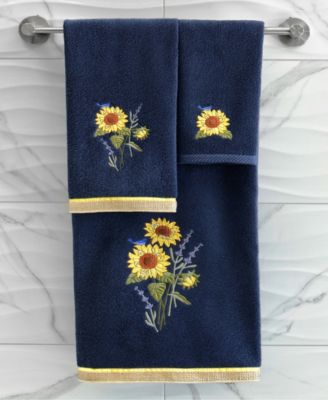 Turkish Cotton Girasol Embellished 4-Pc. Bath Towel Set