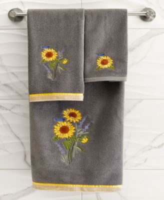 Turkish Cotton Girasol Embellished 4-Pc. Bath Towel Set