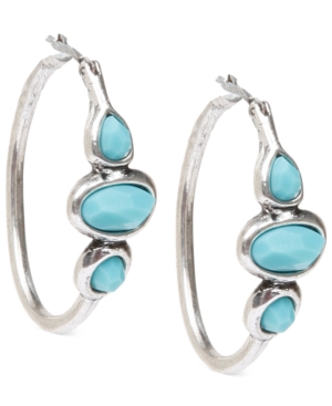 image of Lucky Brand Silver-Tone Turquoise 1