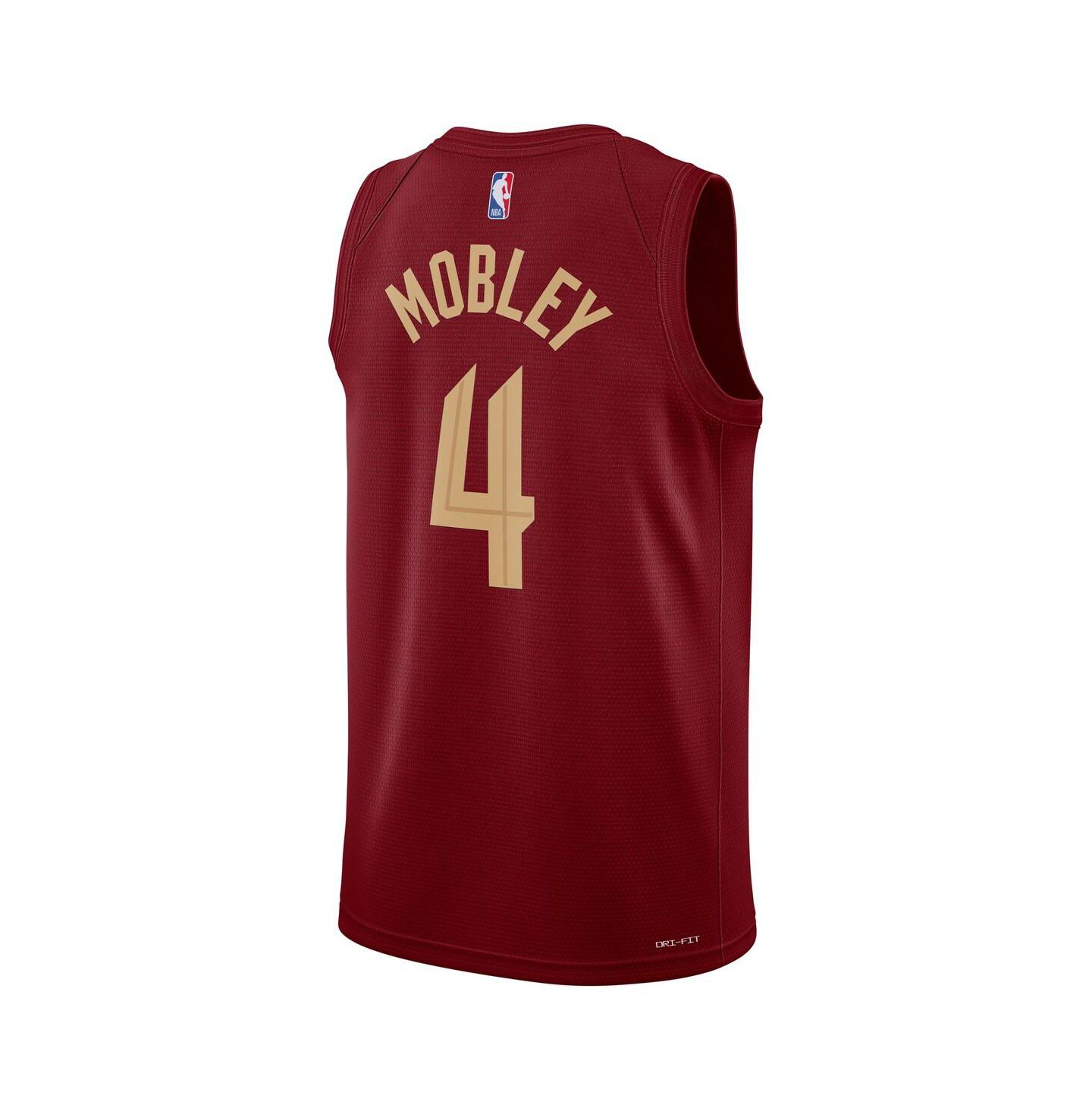 Мужской топ Nike Evan Mobley Wine Cleveland Cavaliers Swingman Jersey - Icon Edition — фото 2