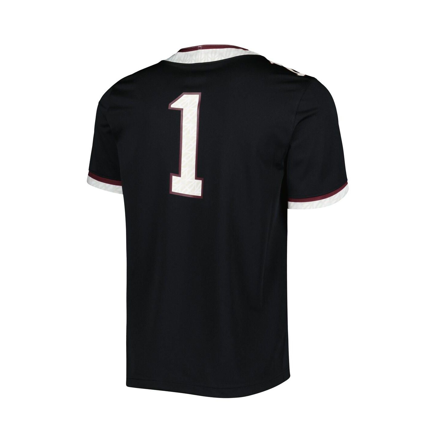Мужской топ Nike #1 Black Minnesota Golden Gophers Untouchable Football Jersey — фото 2