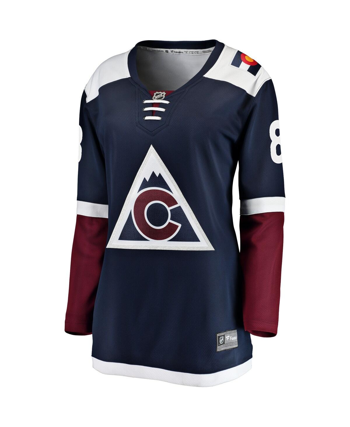 Women's Fanatics Cale MakarColorado Avalanche Alternate Premier Breakaway Player Jersey - Navy