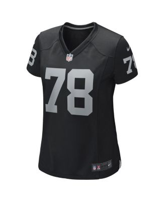 Women's Art Shell Black Las Vegas Raiders Game Retired Player Jersey