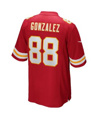 Men's Tony Gonzalez Red Kansas City Chiefs Game Retired Player Jersey