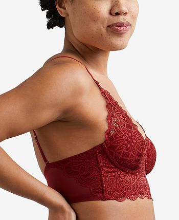 Maidenform - Women's Casual Comfort Lace & Mesh Convertible Bralette DM1188