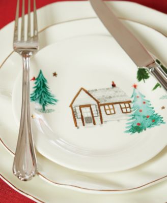 Balsam Lane Tidbit Plates, Set of 4