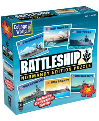 Bepuzzled Collage World Puzzle Battleship Normandy Edition Puzzle Set ...