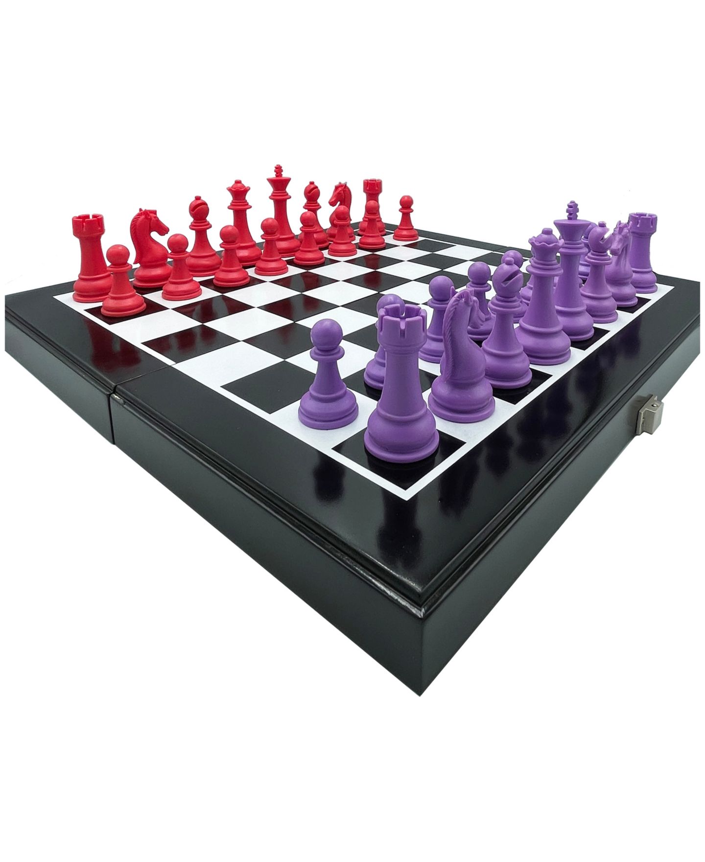 Детские настольные игры Areyougame Magnetic Folding Chess Set, 35-Piece Board Game, Ages 8+ — фото 6