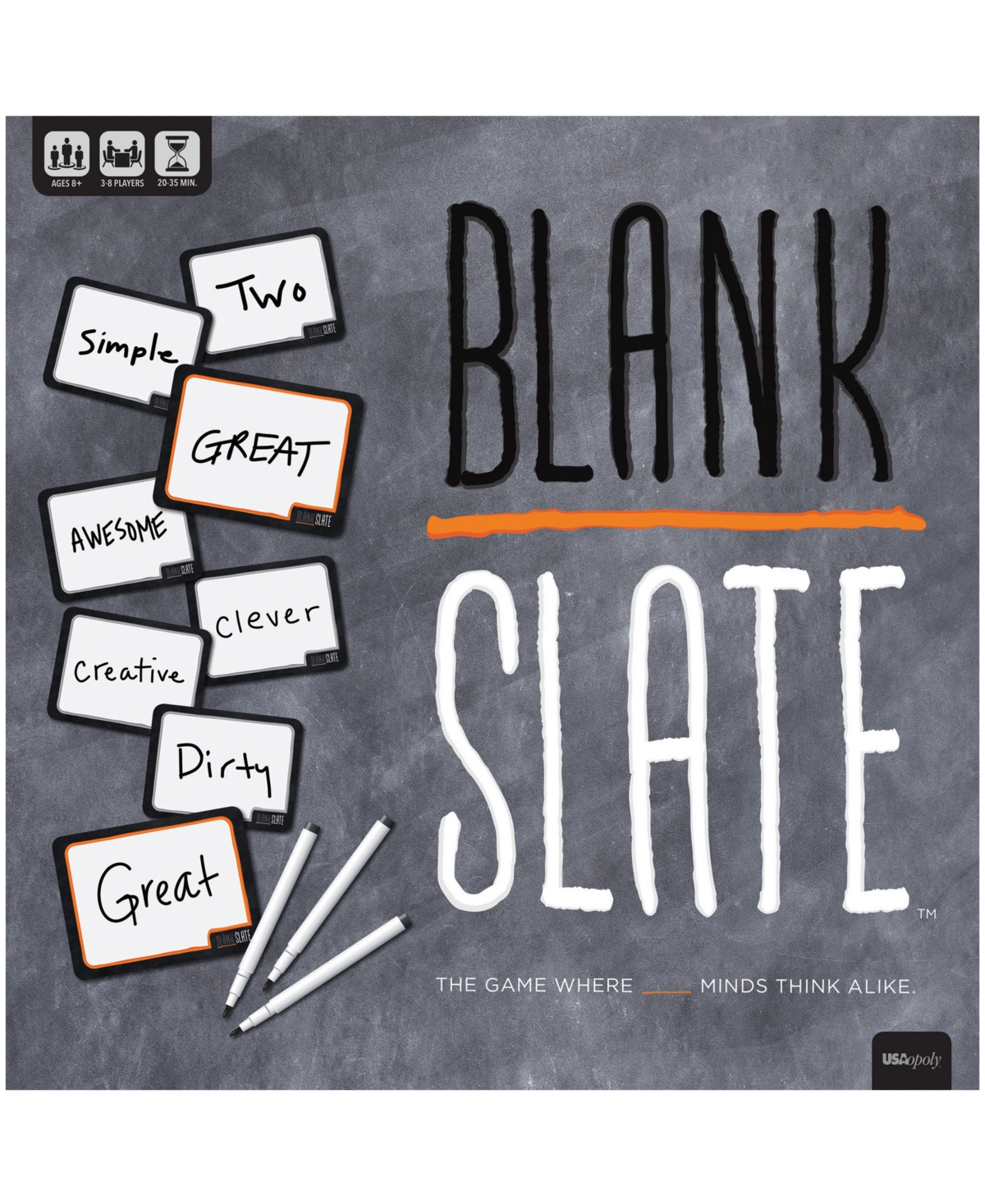 USAopoly Blank Slate Set, 268 Piece