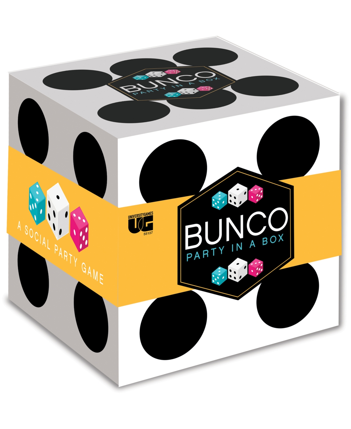 University Games Bunco Party In A Box Set, 14 Piece In Multi Color