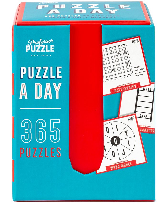 Professor Puzzle a Day Set, 368 Piece Macy's