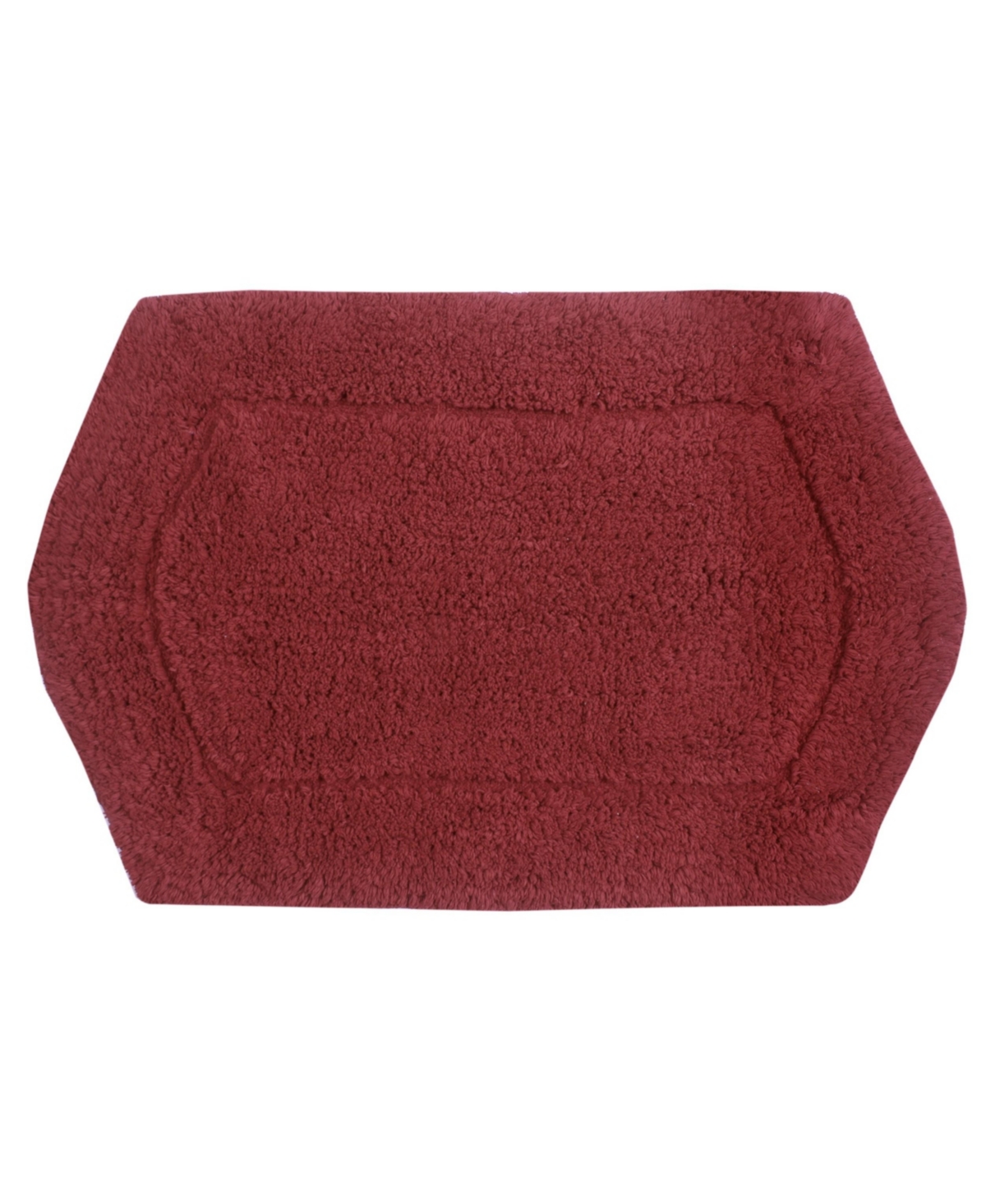 Home Weavers Waterford Bath Rug, 17" X 24" In Red