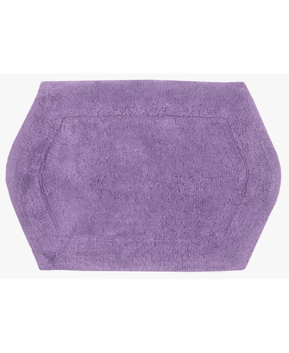 Home Weavers Waterford Bath Rug, 17" X 24" In Purple