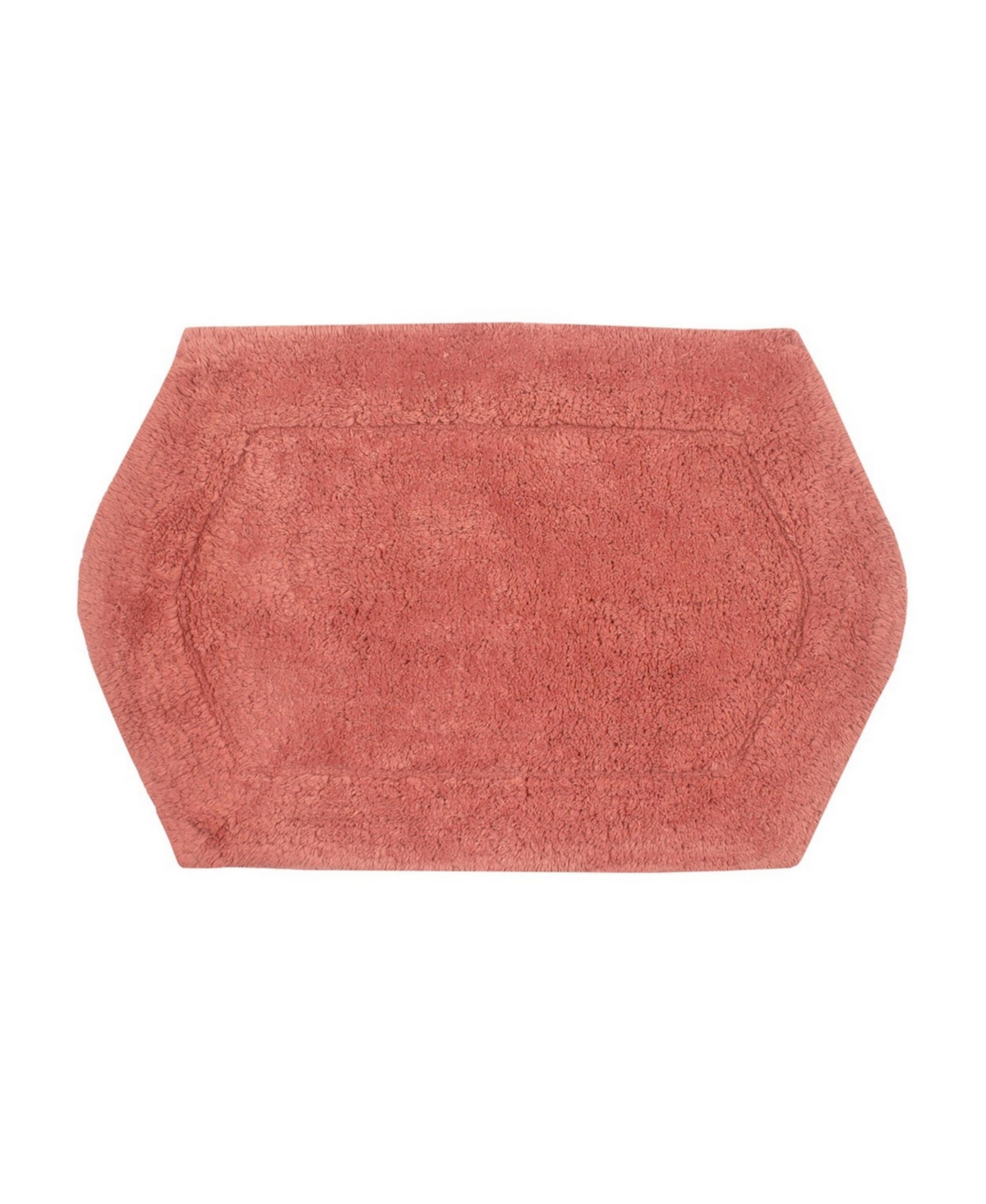 Home Weavers Waterford Bath Rug, 17" X 24" In Coral