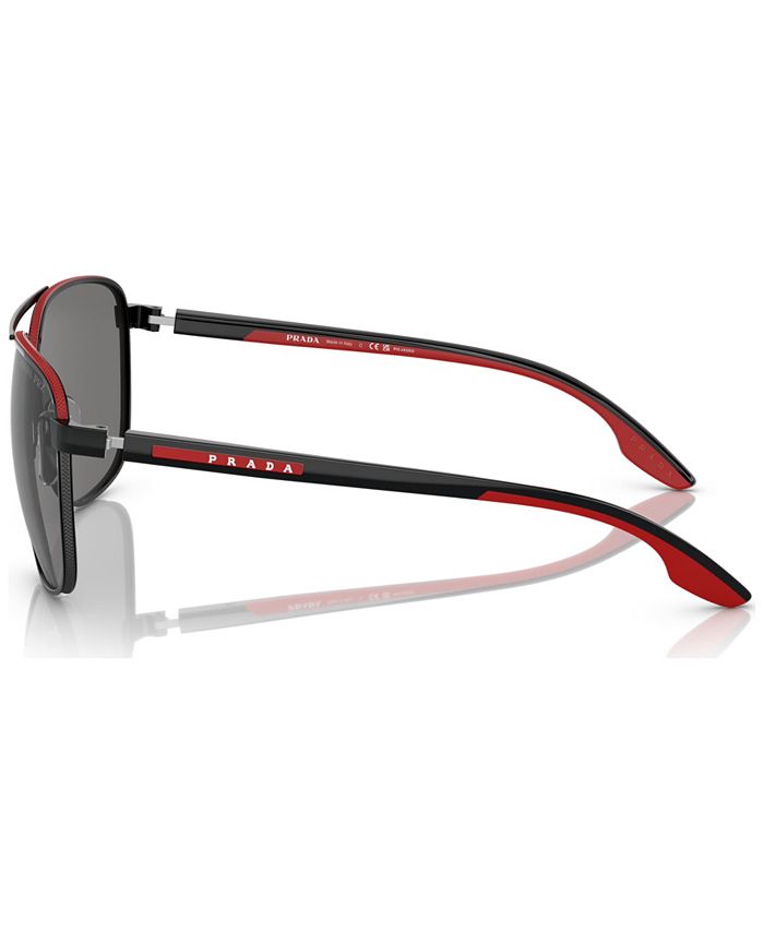 PRADA LINEA ROSSA Men's Polarized Sunglasses, PS 50YS62-P - Macy's