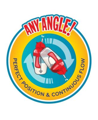 Toddler Tritan No Spill Flip N' Sip Twin Handle 360 Weighted Straw Cup, Grey