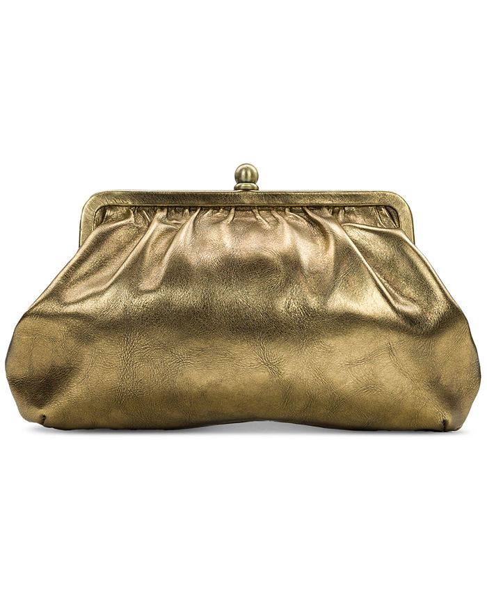 Patricia Nash Ealing Distressed Metallic Leather Frame Bag - Macy's