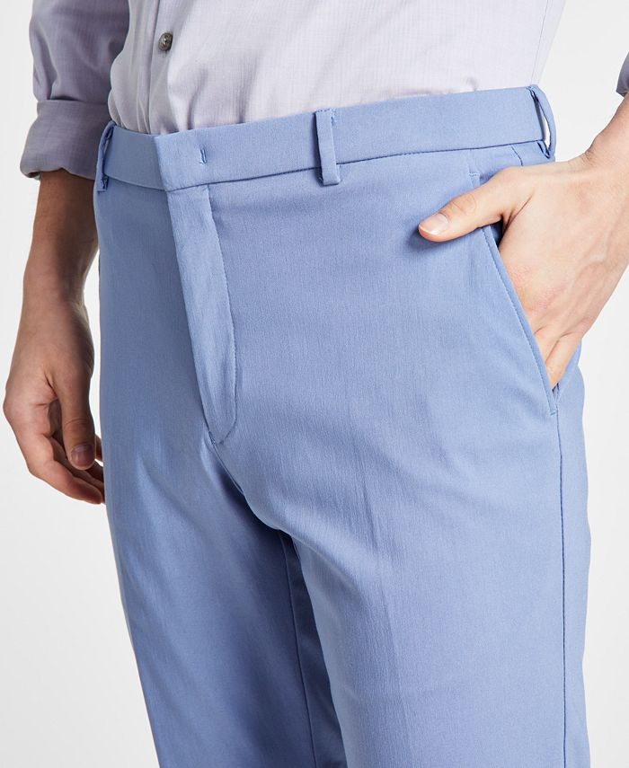 Tommy Hilfiger Men's Modern-Fit TH Flex Stretch Solid Performance Pants ...
