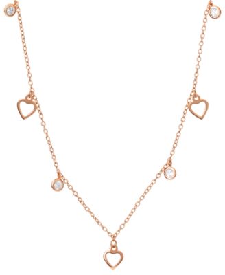 giani bernini rose gold necklace