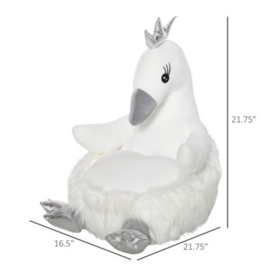 Couch for Kids Swan Seat with Armrest