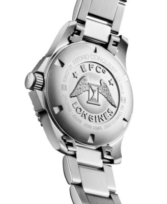 Unisex Swiss Automatic HydroConquest Stainless Steel Bracelet Watch 39mm