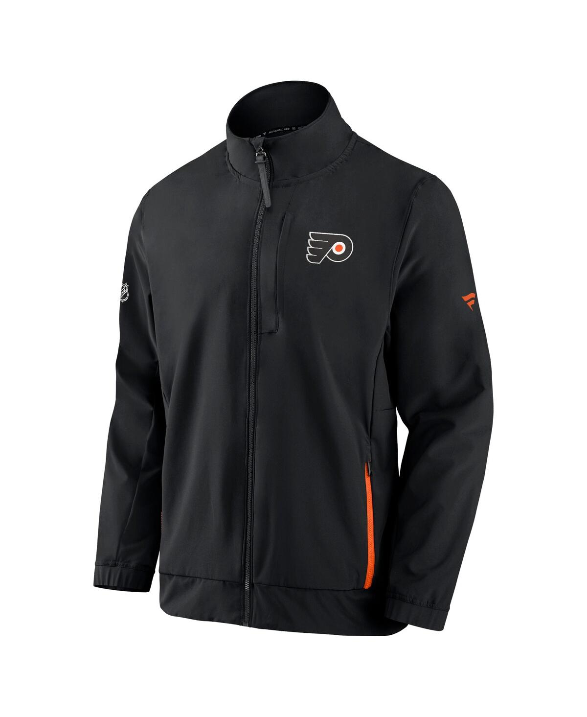Men's FanaticsPhiladelphia Flyers Authentic Pro Rink Coaches Full-Zip Jacket - Black