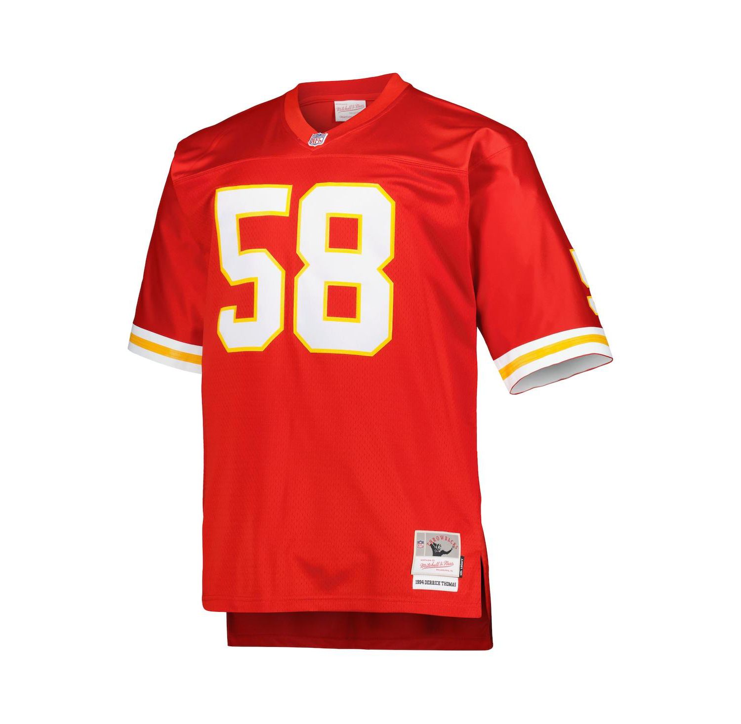 Men's Derrick Thomas Red Kansas City Chiefs Big and Tall 1994 Retired Player Replica Jersey