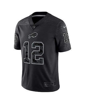 Nike Men s Jim Kelly Black Buffalo Bills Retired Player RFLCTV