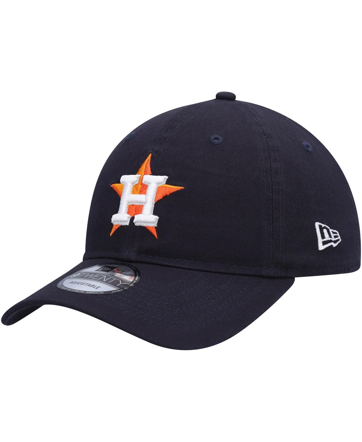 New Era Navy Houston Astros Logo Replica Core Classic 9twenty Adjustable Hat In Navy