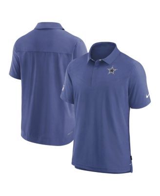 Men's Nike Navy Dallas Cowboys Sideline Coaches Dri-Fit Polo Size: Small