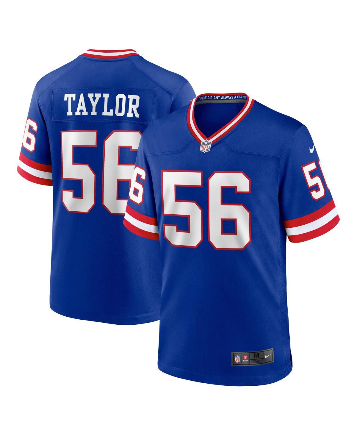 Мужская игровая майка Lawrence Taylor Royal New York Giants Classic для отставных игроков