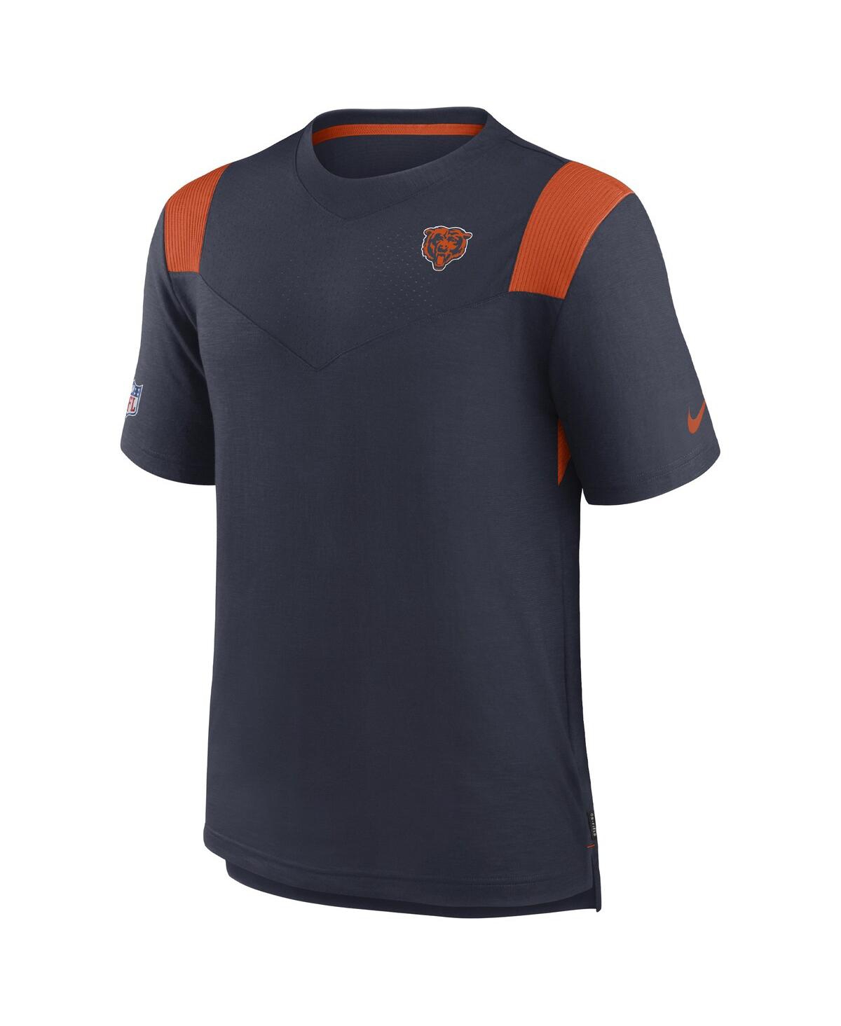 Men's NikeChicago Bears Sideline Tonal Logo Performance Player T-shirt - Navy
