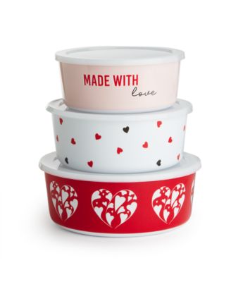 The Cellar - 3-Pc. Set Printed Nesting Containers & Lids