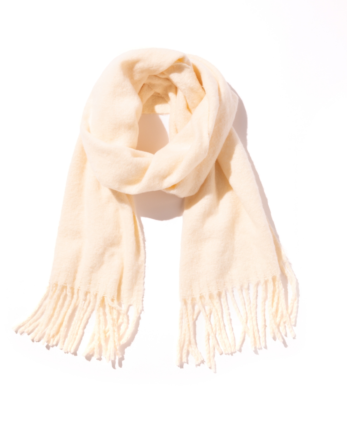 Cotton On Women's Phoebe Brushed Tassel Scarf In Beige ModeSens