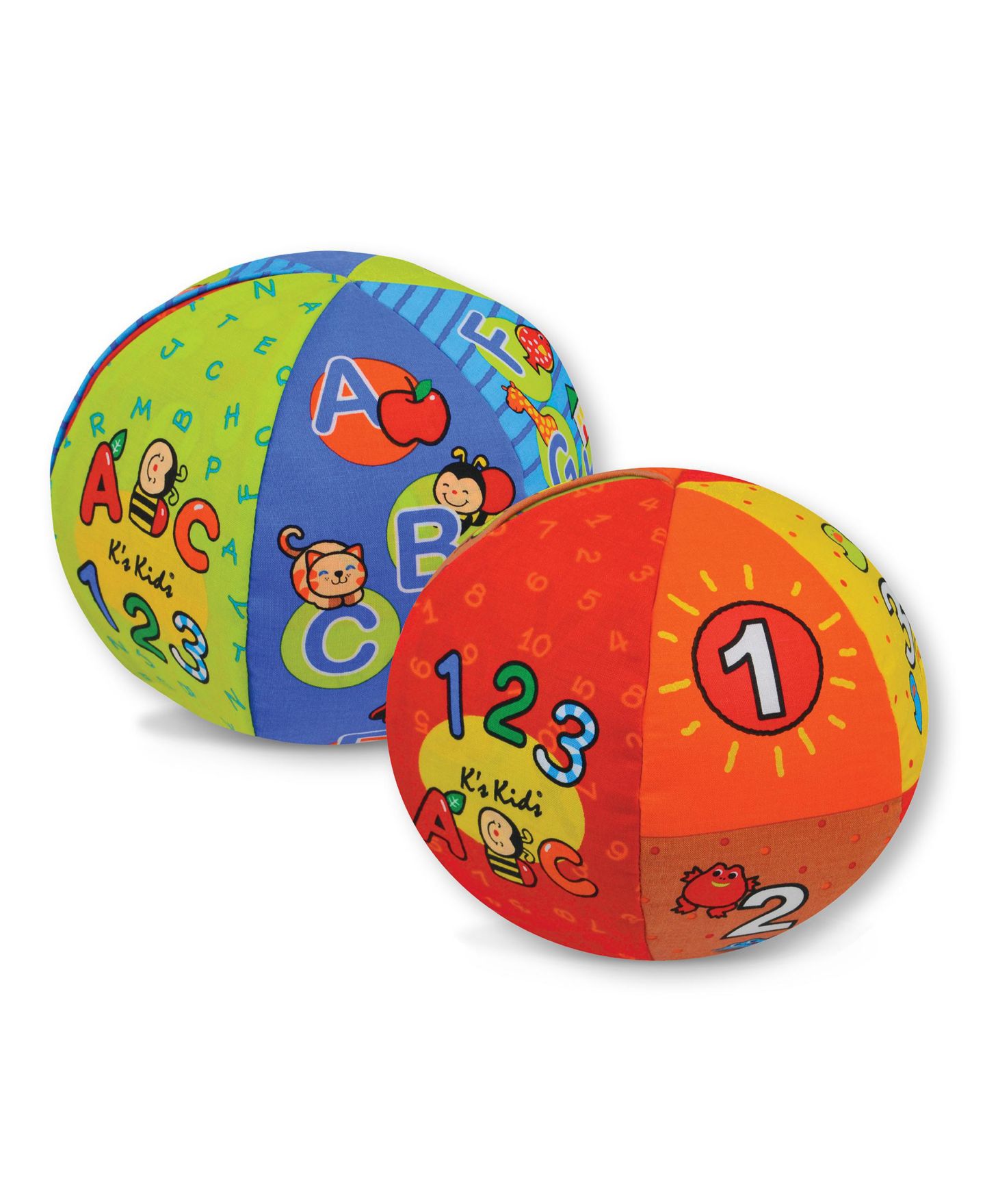 Детская игрушка Melissa and Doug K's Kids 2-in-1 Talking Ball Gross Motor, Ages 6 Months+ — фото 4