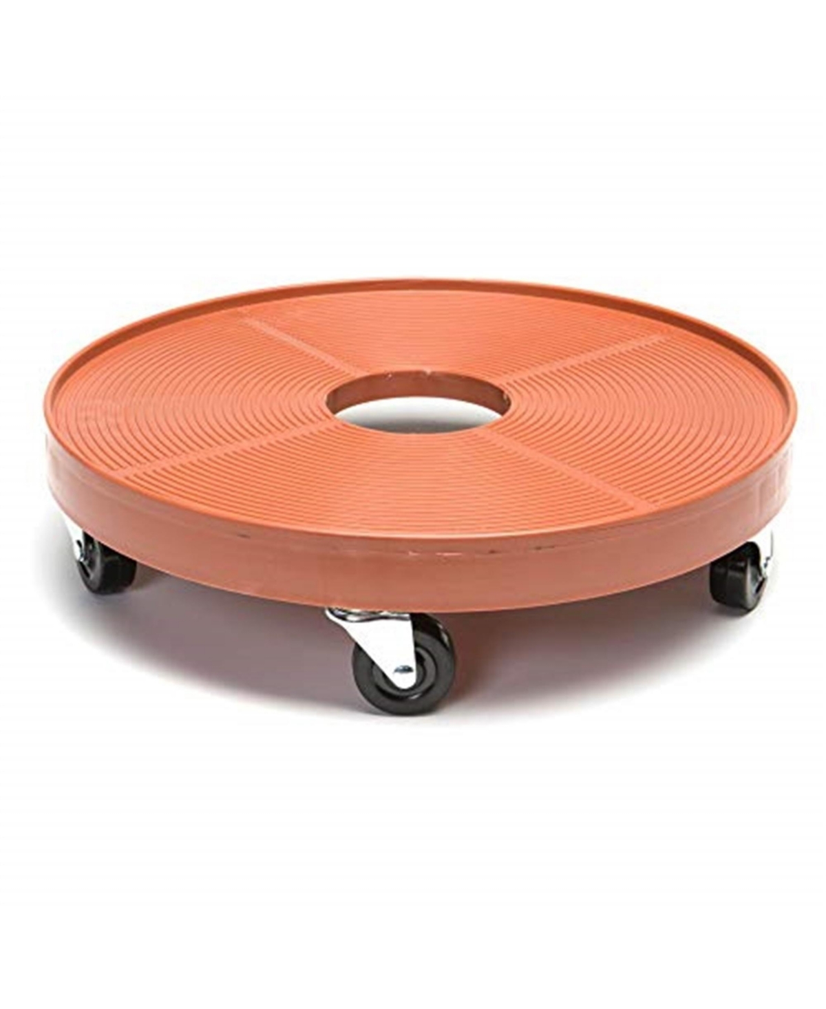DEV3000P Plant Dolly with Hole Terra Cotta,16 - Terra Cotta