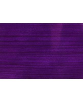 Glazed Brushed Happy Large Plastic Planter Dark Purple 15 Inch