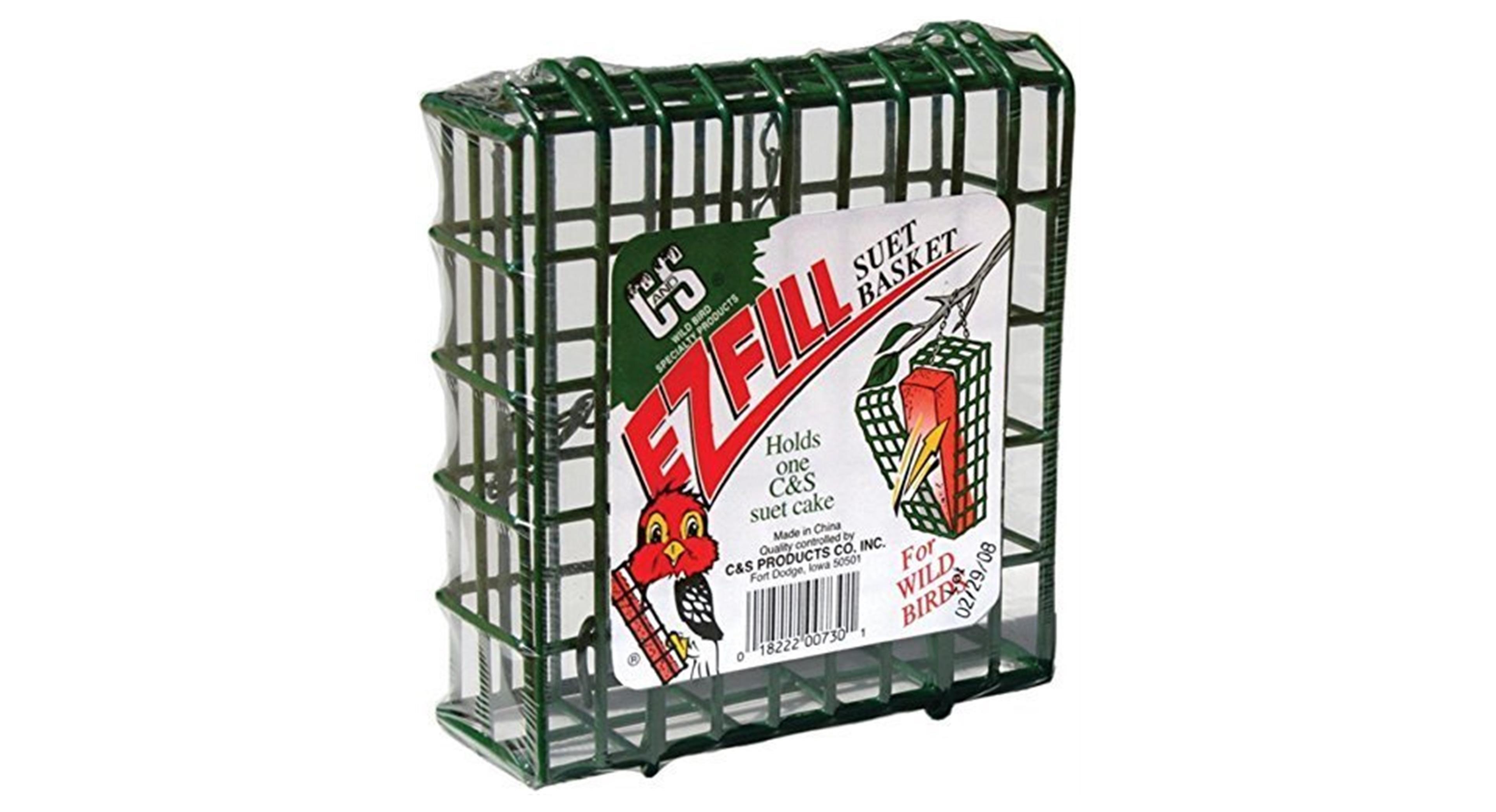 C & S Products Co Inc C and S Ez Fill Suet Bird Feeder Basket