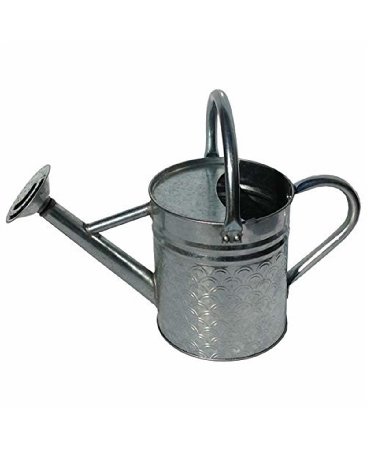 Gardener Select Galvanized Embossed Watering Can, Silver, 0.63 Gal - Silver