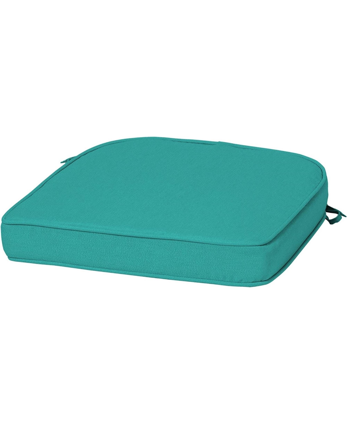 ProFoam Round Back Outdoor Patio Cushion Turquoise - Blue