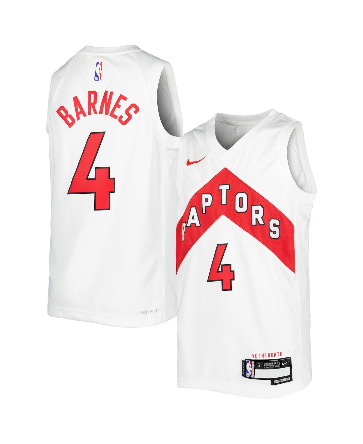 Big Boys Nike Scottie BarnesToronto Raptors 2021/22 Swingman Player Jersey - Association Edition - White