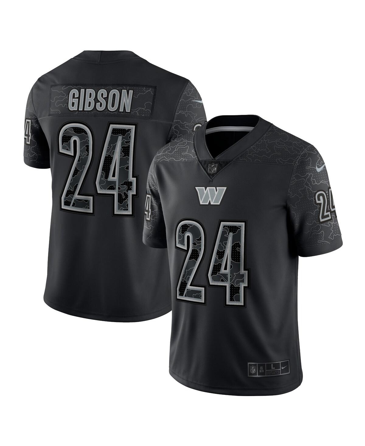 Men's Nike Antonio GibsonWashington Commanders Rflctv Limited Jersey - Black