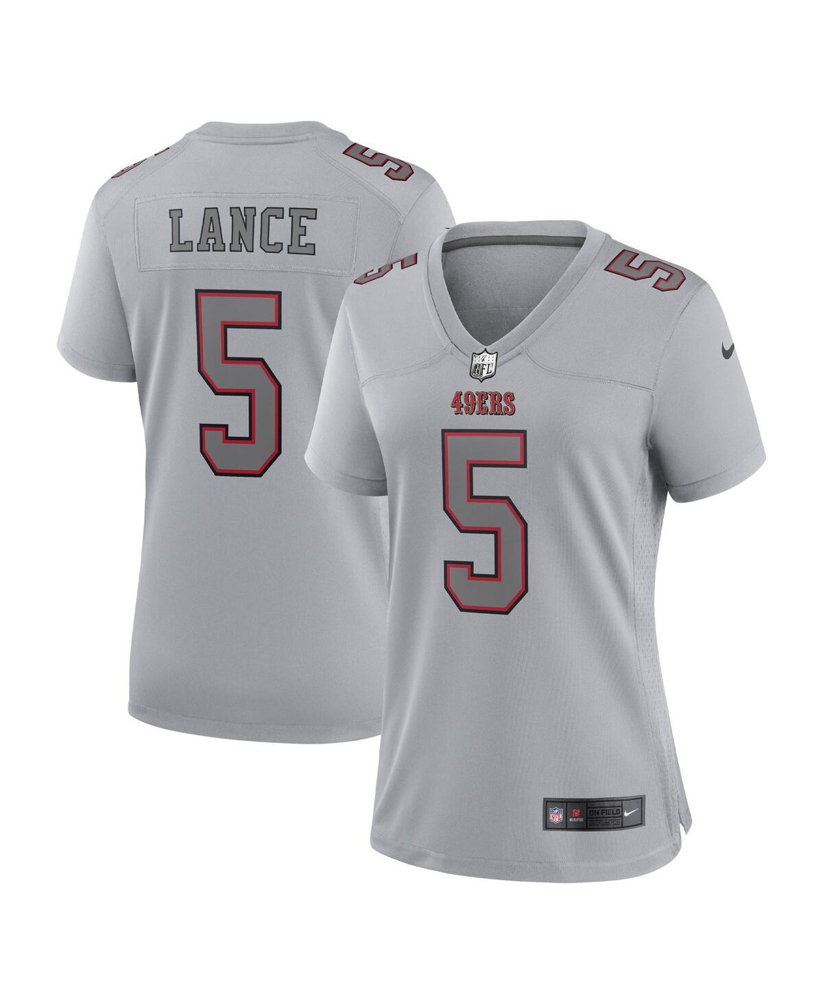 Women's Nike Trey LanceSan Francisco 49ers Atmosphere Fashion Game Jersey - Gray