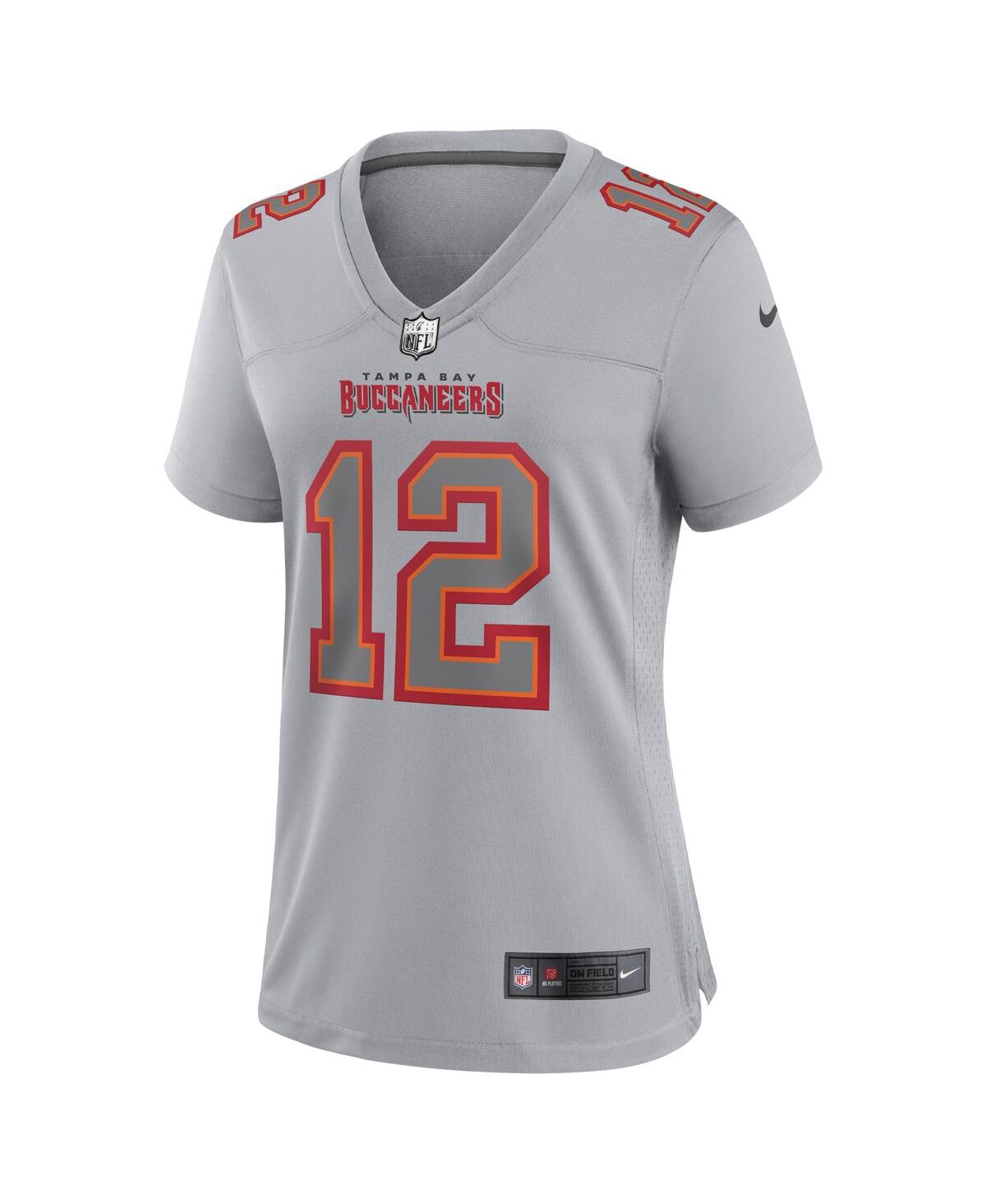 Women's Nike Tom BradyTampa Bay Buccaneers Atmosphere Fashion Game Jersey - Gray